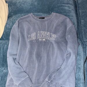 Forever 21 Blue Los Angeles Crewneck Sweater